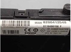 Recambio de centralita check control para renault scenic ii 1.5 dci diesel referencia OEM IAM S118400150F-8200412548-UCHN2 UCHN2 2