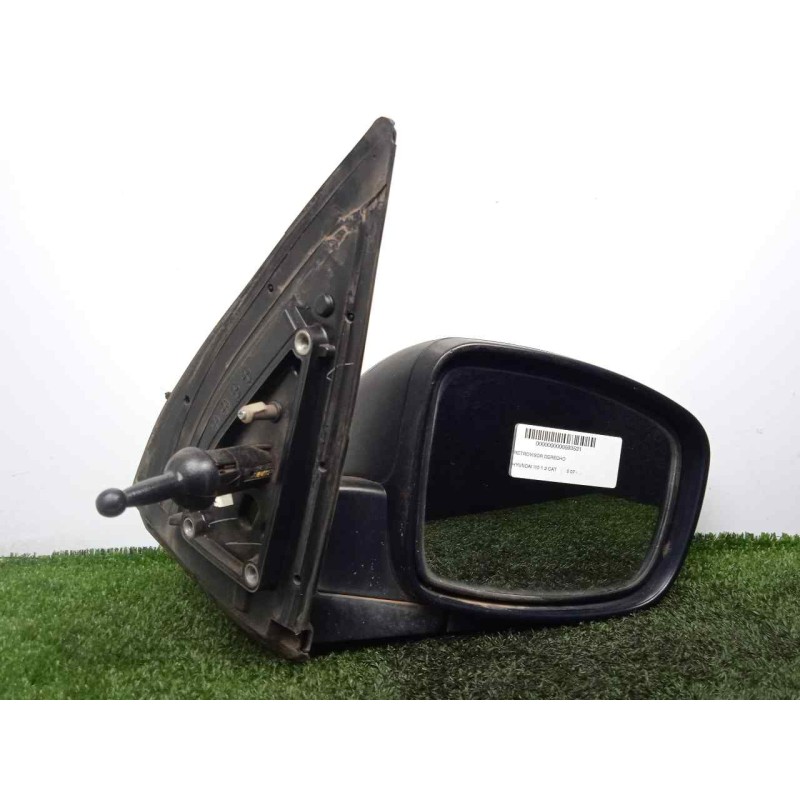 Recambio de retrovisor derecho para hyundai i10 1.2 cat referencia OEM IAM  08-11 - MANUAL NEGRO.PLASTICO