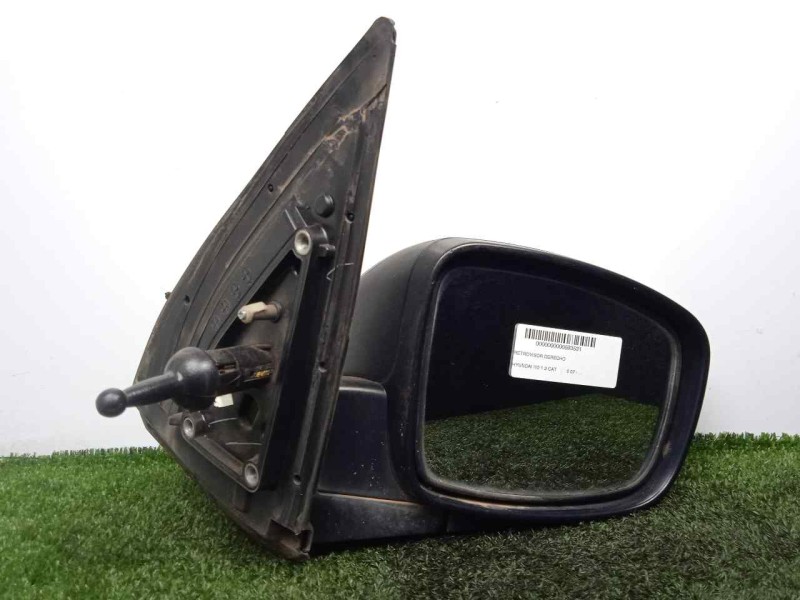 Recambio de retrovisor derecho para hyundai i10 1.2 cat referencia OEM IAM  08-11 - MANUAL NEGRO.PLASTICO