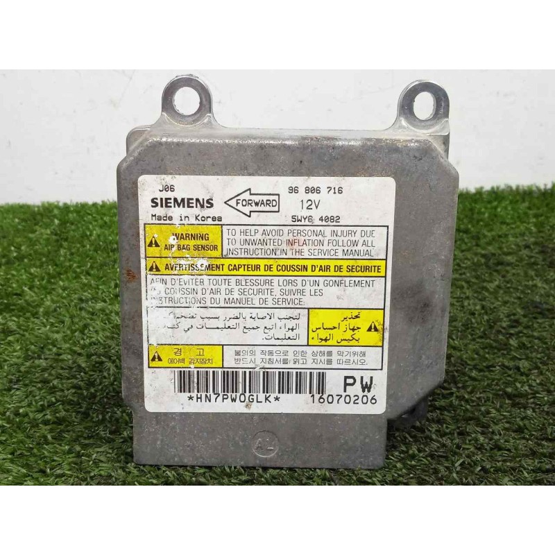 Recambio de centralita airbag para chevrolet nubira berlina 2.0 diesel cat referencia OEM IAM 96806716-5WY64082  