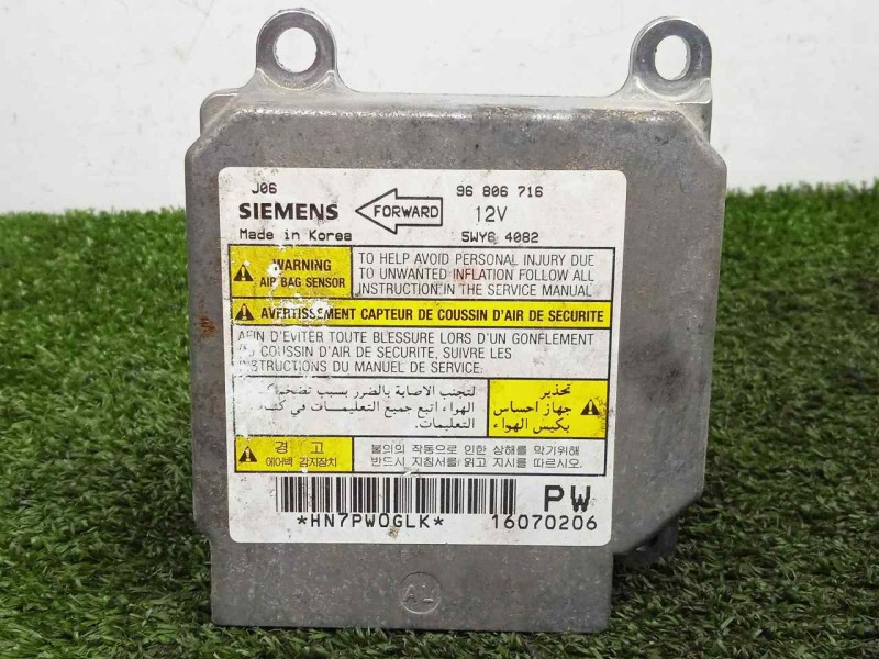 Recambio de centralita airbag para chevrolet nubira berlina 2.0 diesel cat referencia OEM IAM 96806716-5WY64082  
