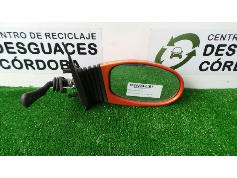 Recambio de retrovisor derecho para fiat seicento (187) 1.1 referencia OEM IAM  MANUAL NARANJA