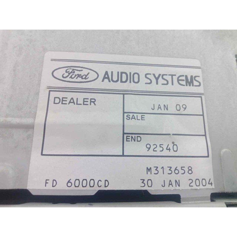 Recambio de sistema audio / radio cd para ford mondeo turnier (ge) 2.0 tdci cat referencia OEM IAM 3S7T18C815AC  