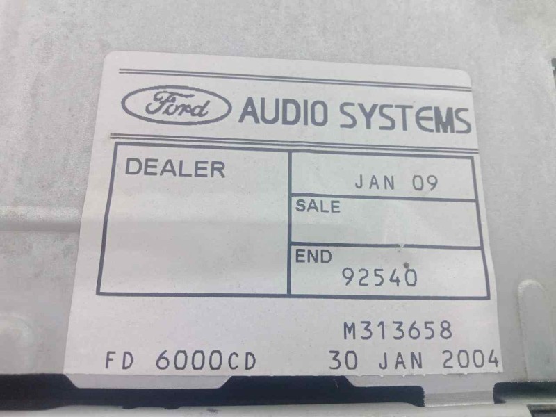 Recambio de sistema audio / radio cd para ford mondeo turnier (ge) 2.0 tdci cat referencia OEM IAM 3S7T18C815AC  