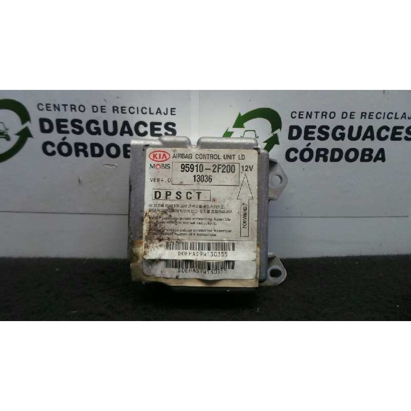 Recambio de centralita airbag para kia cerato 2.0 turbodiesel cat referencia OEM IAM 959102F200-13036 MOBIS 