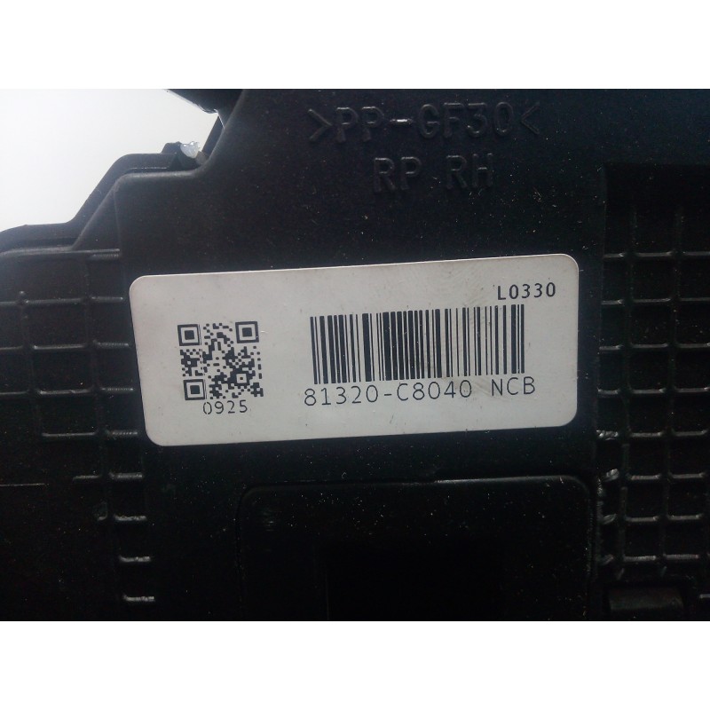 Recambio de cerradura puerta delantera derecha para hyundai i20 1.2 cat referencia OEM IAM 81320C8040-81320C8040NCB  