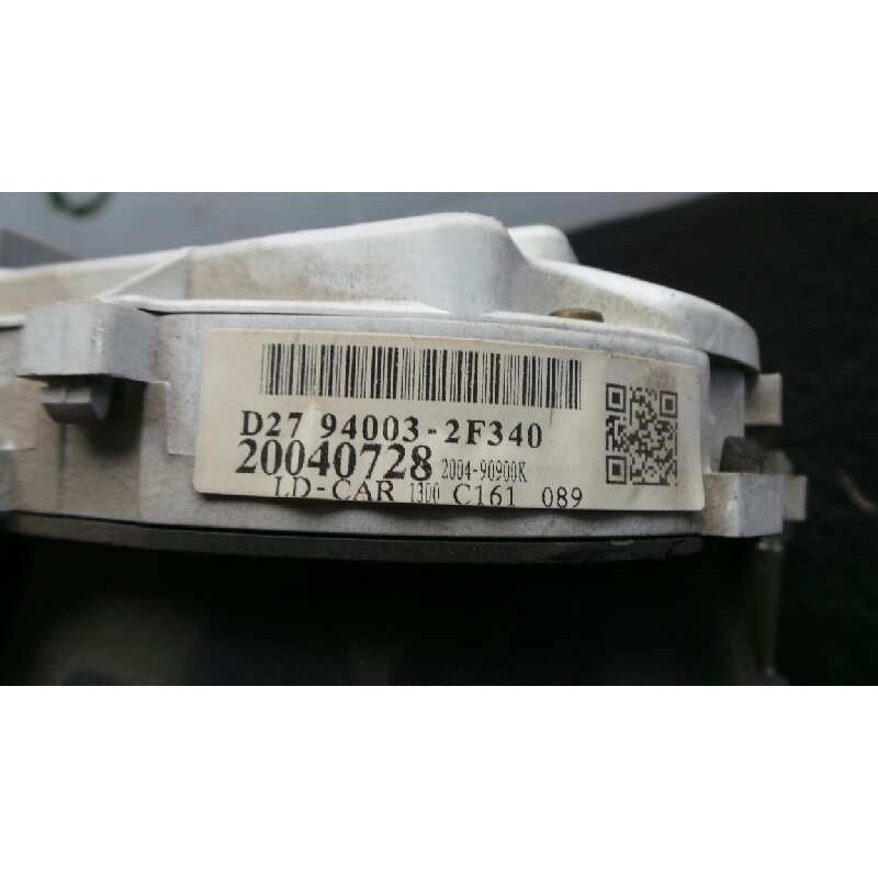 Recambio de cuadro instrumentos para kia cerato 2.0 turbodiesel cat referencia OEM IAM 940032F340-20040728  