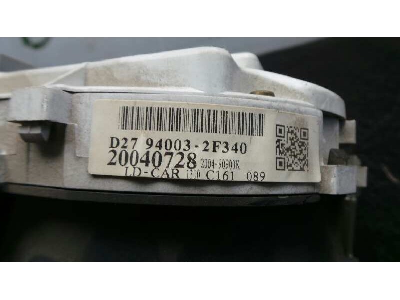 Recambio de cuadro instrumentos para kia cerato 2.0 turbodiesel cat referencia OEM IAM 940032F340-20040728  