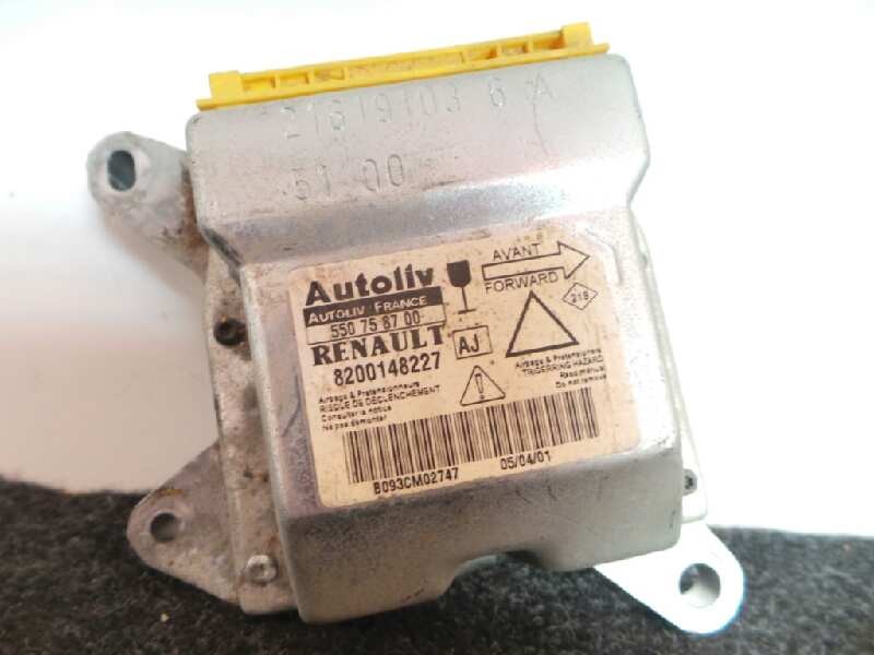 Recambio de centralita airbag para renault laguna ii grandtour (kg0) 1.9 dci referencia OEM IAM 550758700-8200148227  AUTOLIV