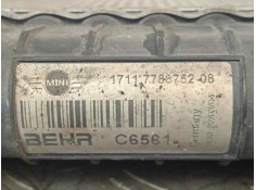 Recambio de radiador agua para mini mini (r50,r53) 1.4 16v turbodiesel cat referencia OEM IAM 17117788752 455X383X23 ALUMINIO 2