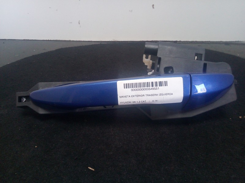 Recambio de maneta exterior trasera izquierda para hyundai i20 1.2 cat referencia OEM IAM NOTIENEREFERENCIA  