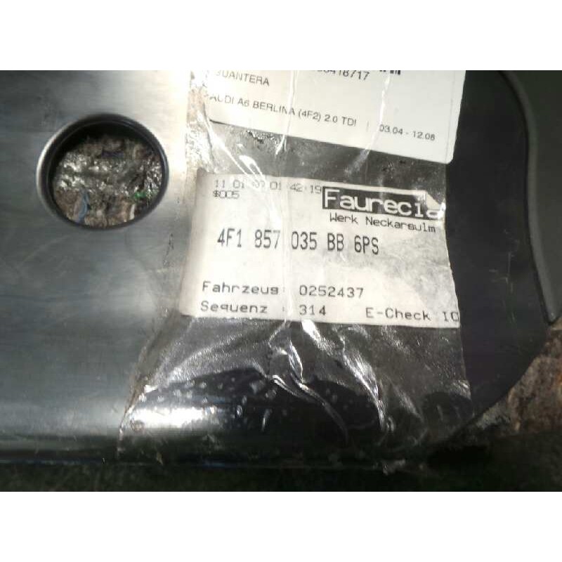 Recambio de guantera para audi a6 berlina (4f2) 2.0 tdi referencia OEM IAM 4F1857035BB6PS ELECTRICA 