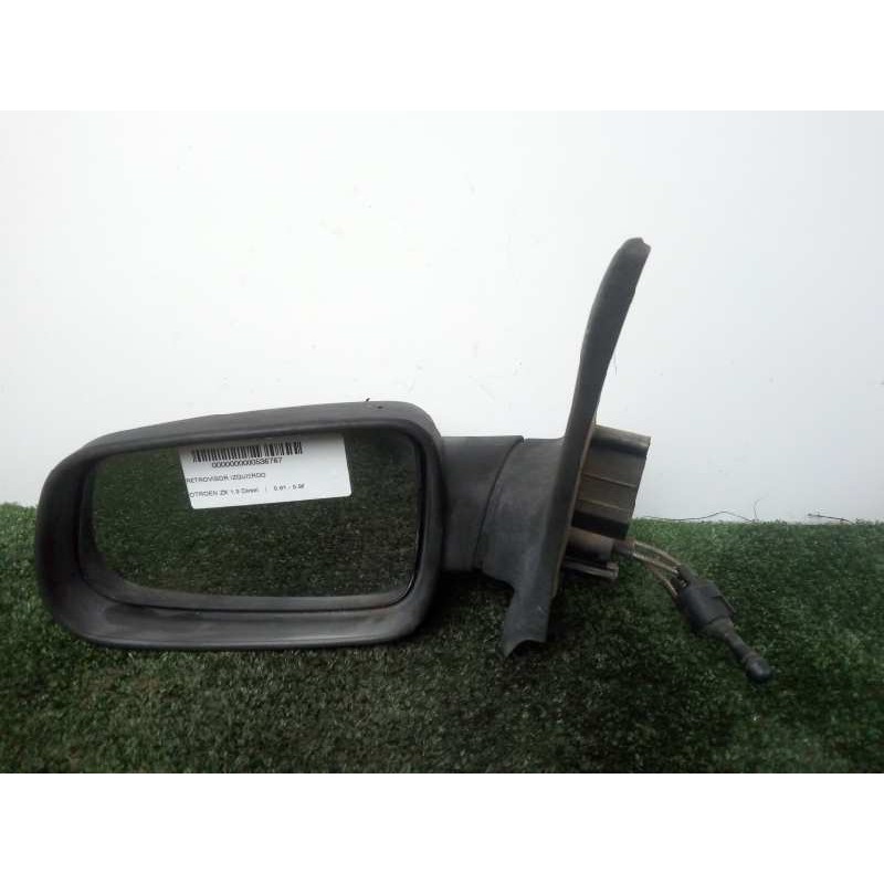 Recambio de retrovisor izquierdo para citroën zx 1.9 diesel referencia OEM IAM  MANUAL NEGRO.PLASTICO