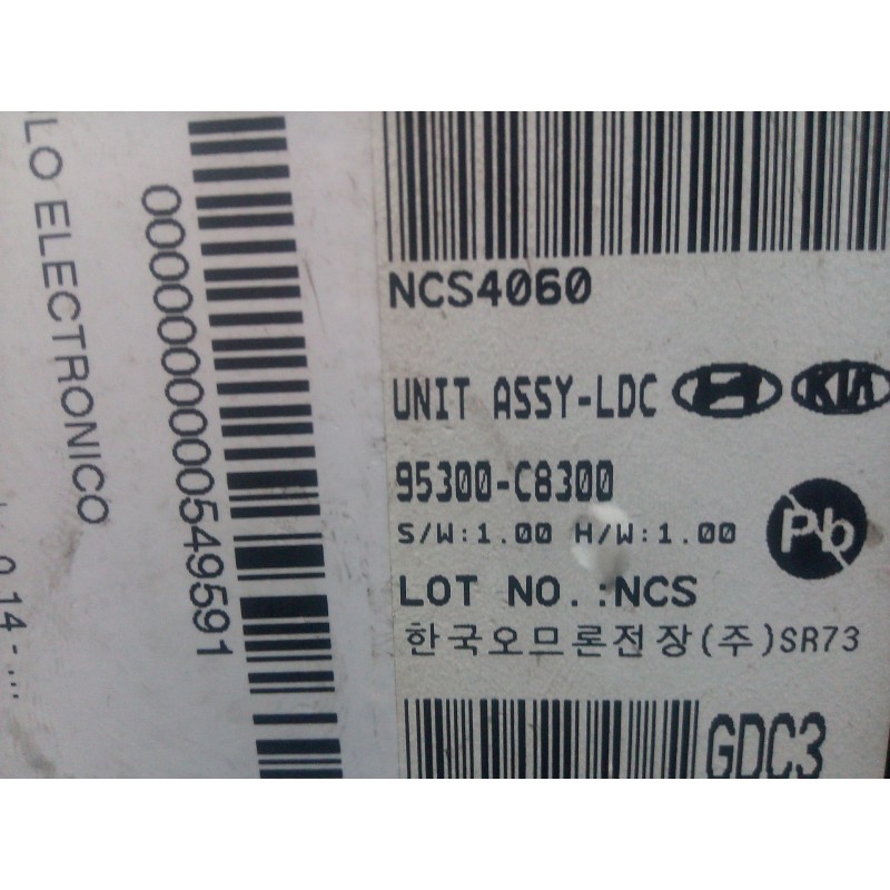 Recambio de modulo electronico para hyundai i20 1.2 cat referencia OEM IAM 95300C8300  