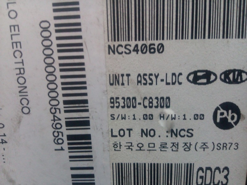 Recambio de modulo electronico para hyundai i20 1.2 cat referencia OEM IAM 95300C8300  