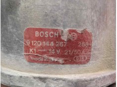 Recambio de alternador para renault 5 (b/c40) 1.1 referencia OEM IAM 9120144267 50AH - BOSCH - CON.TARAS POLEA.FIJA - 1.CANAL 2