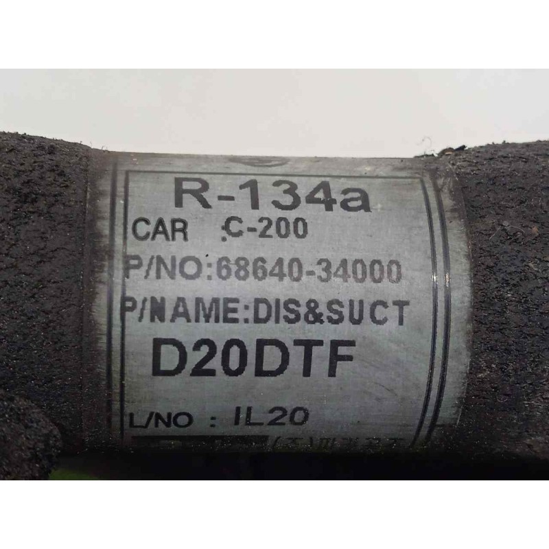 Recambio de tubos aire acondicionado para ssangyong korando 2.0 td cat referencia OEM IAM 6864034000  