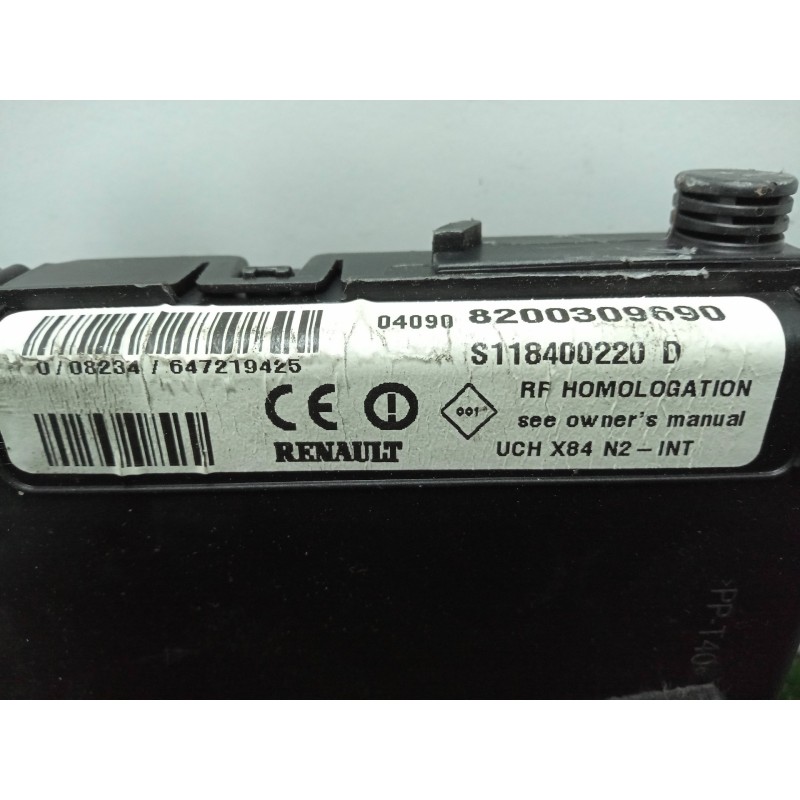 Recambio de centralita check control para renault scenic ii 1.5 dci diesel referencia OEM IAM S118400220D-8200309690  