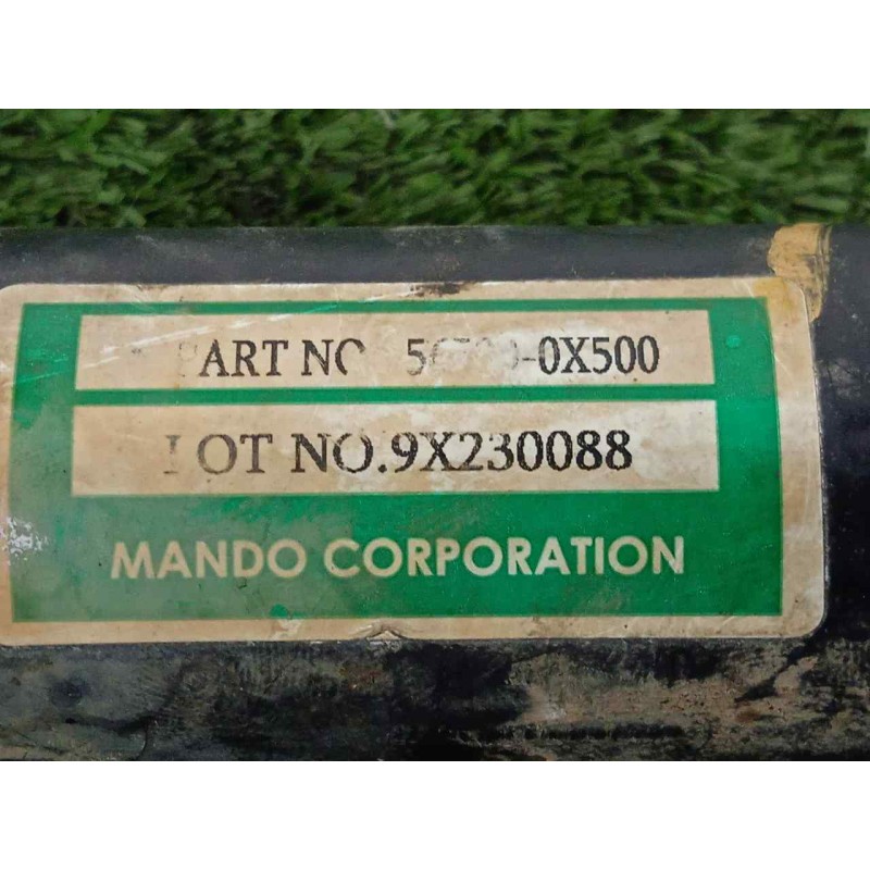 Recambio de cremallera direccion para hyundai i10 1.2 cat referencia OEM IAM 565000X500-9X230088 L1280MM - MANDO MANUAL