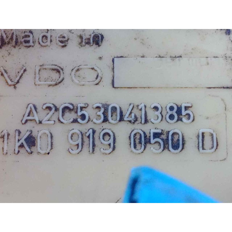 Recambio de aforador para volkswagen golf v berlina (1k1) 1.9 tdi referencia OEM IAM 1K0919050D CON.BOMBA 