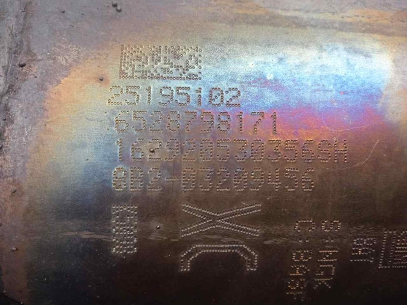 Recambio de catalizador para citroën berlingo cuadro 1.6 hdi fap referencia OEM IAM 6528798171-25195102  