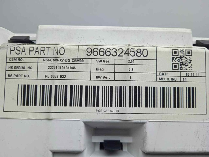 Recambio de cuadro instrumentos para citroën c5 berlina 2.0 hdi fap referencia OEM IAM 9666324580  