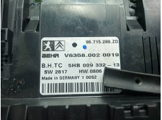 Recambio de mando climatizador para citroën c5 berlina 2.0 hdi fap referencia OEM IAM 96715288ZD 08-18  2