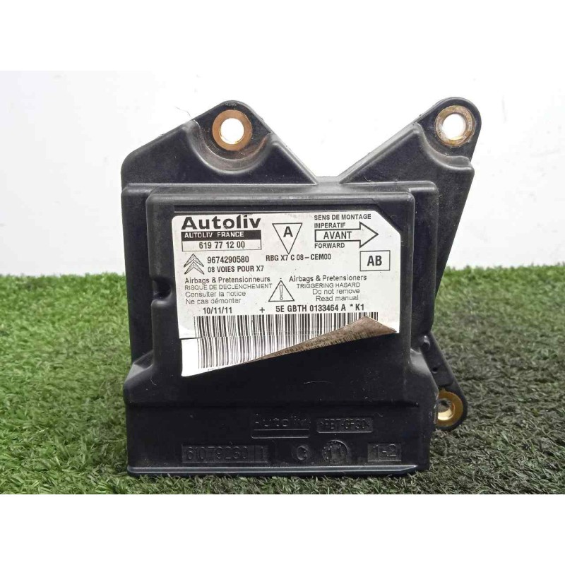 Recambio de centralita airbag para citroën c5 berlina 2.0 hdi fap referencia OEM IAM 9674290580-619771200  