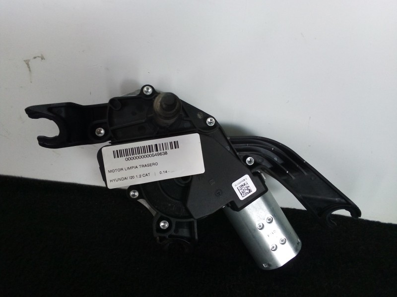 Recambio de motor limpia trasero para hyundai i20 1.2 cat referencia OEM IAM 98700C8000  