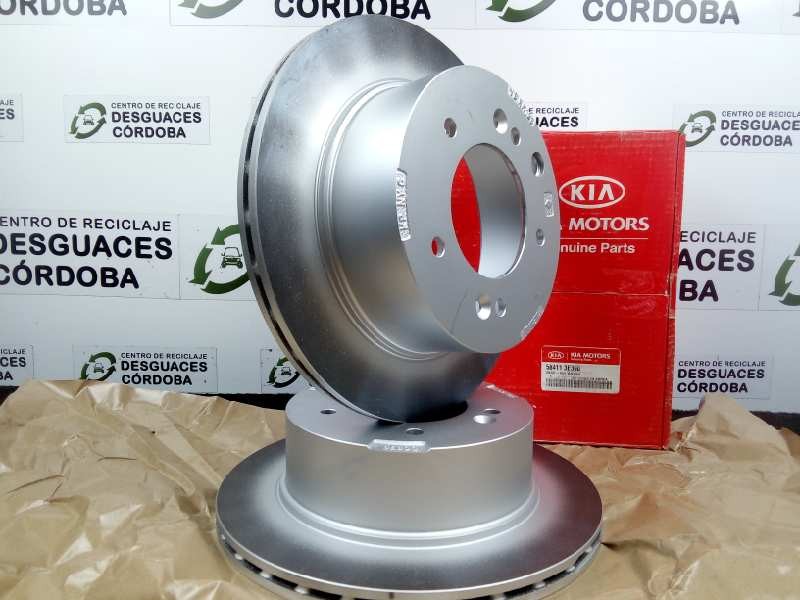 Recambio de disco freno trasero para kia sorento 2.5 crdi referencia OEM IAM 584113E300 Ø DIAMETRO: 315MM VENTILADO