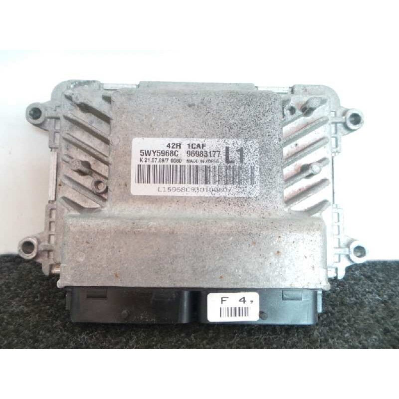 Recambio de centralita motor uce para chevrolet aveo 1.2 cat referencia OEM IAM 5WY5968C-96983177L1-42R1CAF  