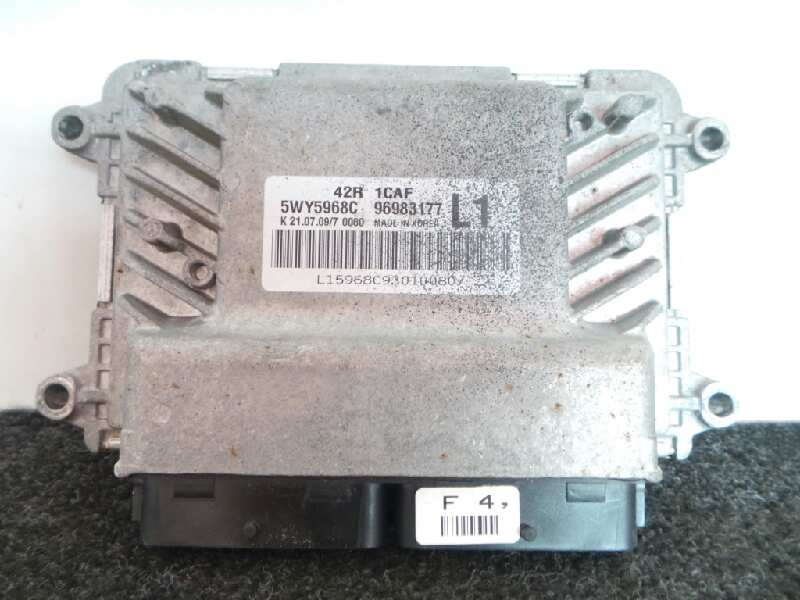 Recambio de centralita motor uce para chevrolet aveo 1.2 cat referencia OEM IAM 5WY5968C-96983177L1-42R1CAF  