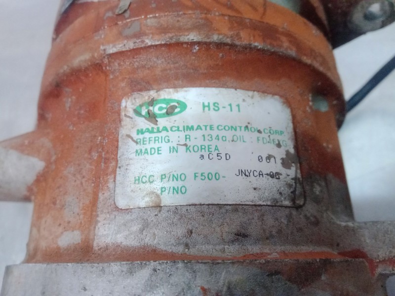 Recambio de compresor aire acondicionado para tata indica 1.4 diesel referencia OEM IAM JNYCA06 HCC HS11