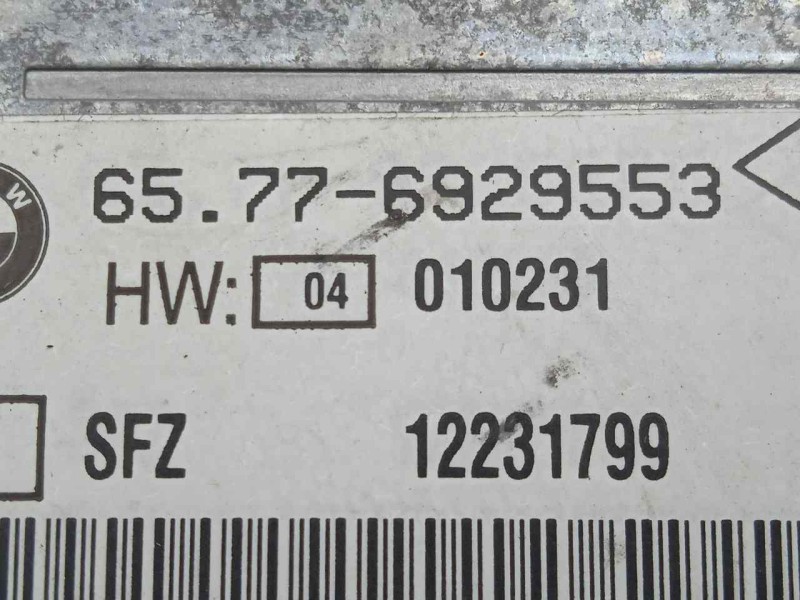 Recambio de centralita airbag para bmw serie 7 (e65/e66) 3.0 turbodiesel cat referencia OEM IAM 65776929553-6929553  