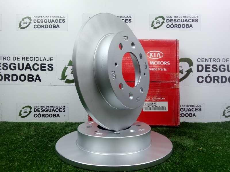 Recambio de disco freno trasero para kia cerato 2.0 cat referencia OEM IAM 584112F100 Ø DIAMTERO: 258MM MACIZO