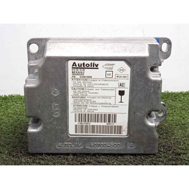 Recambio de centralita airbag para renault laguna iii 2.0 dci diesel fap referencia OEM IAM 610901600-285586520R  