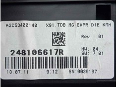 Recambio de cuadro instrumentos para renault laguna iii 2.0 dci diesel fap referencia OEM IAM 248106617R-A2C53400140   2