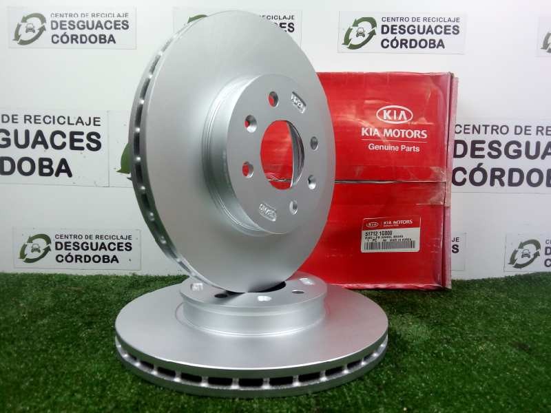 Recambio de disco freno delantero para kia rio 1.5 crdi referencia OEM IAM 517121G000 Ø DIAMETRO: 256MM VENTILADO