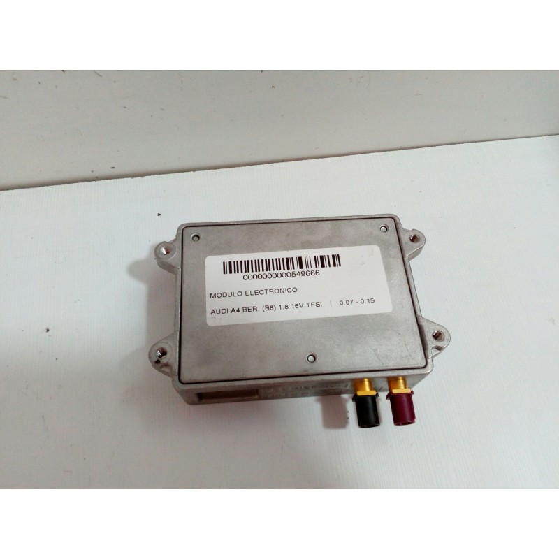 Recambio de modulo electronico para audi a4 ber. (b8) 1.8 16v tfsi referencia OEM IAM 8J0035456  