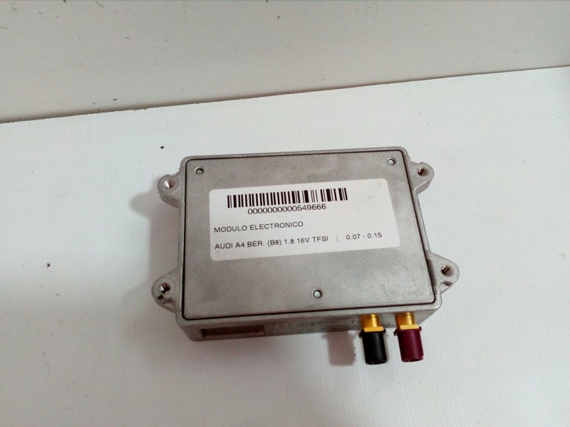 Recambio de modulo electronico para audi a4 ber. (b8) 1.8 16v tfsi referencia OEM IAM 8J0035456  