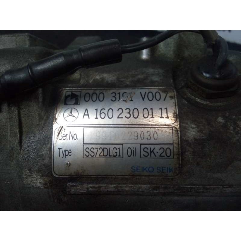 Recambio de compresor aire acondicionado para smart coupe 0.6 turbo cat referencia OEM IAM  3.CANALES 