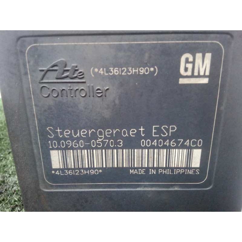 Recambio de abs para opel zafira b 1.9 cdti referencia OEM IAM 10096005703-10020602644-13244860 ATE 