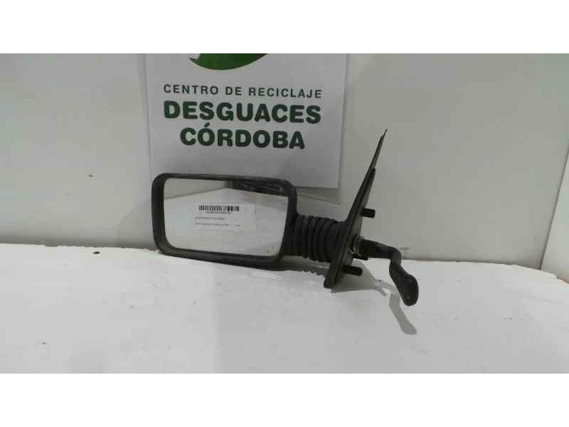 Recambio de retrovisor izquierdo para fiat seicento (187) 0.9 cat referencia OEM IAM  MANUAL NEGRO PLASTICO