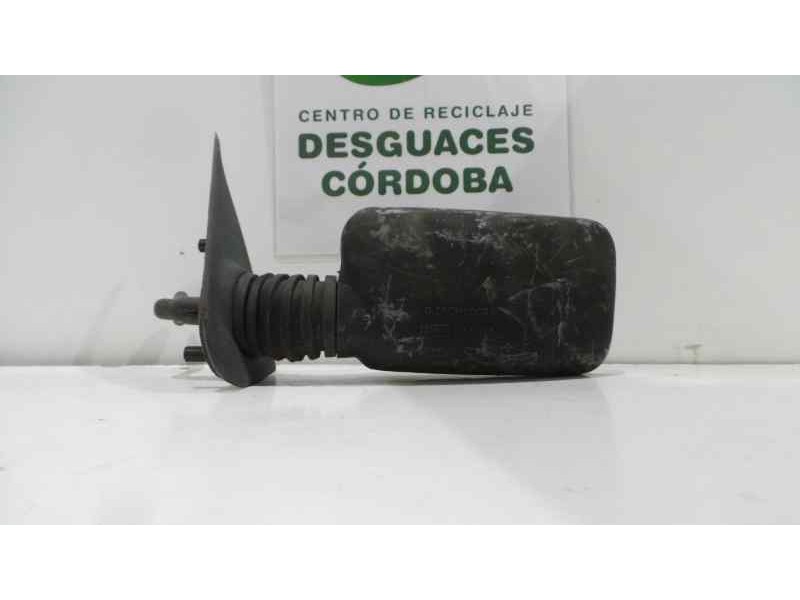 Recambio de retrovisor izquierdo para fiat seicento (187) 0.9 cat referencia OEM IAM  MANUAL NEGRO PLASTICO