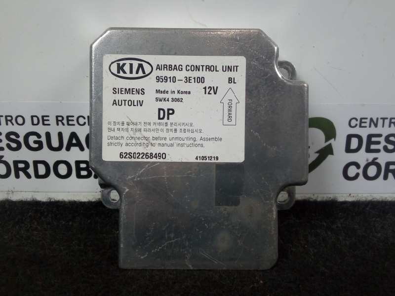 Recambio de centralita airbag para kia sorento 2.5 crdi cat referencia OEM IAM 959103100-5WK43062 SIEMENS 
