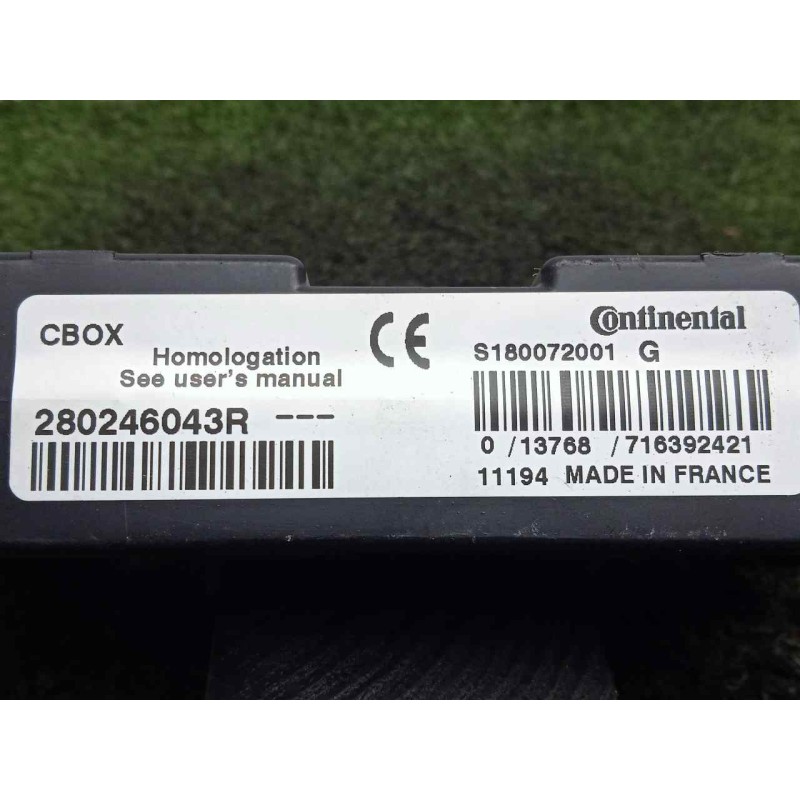 Recambio de modulo electronico para renault laguna iii 2.0 dci diesel fap referencia OEM IAM 280246043R-S180072001  