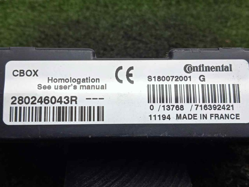 Recambio de modulo electronico para renault laguna iii 2.0 dci diesel fap referencia OEM IAM 280246043R-S180072001  