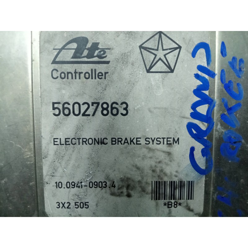 Recambio de centralita check control para chrysler jeep gr.cherokee (zj)/(z) referencia OEM IAM 56027863-10094109034-3X2505  