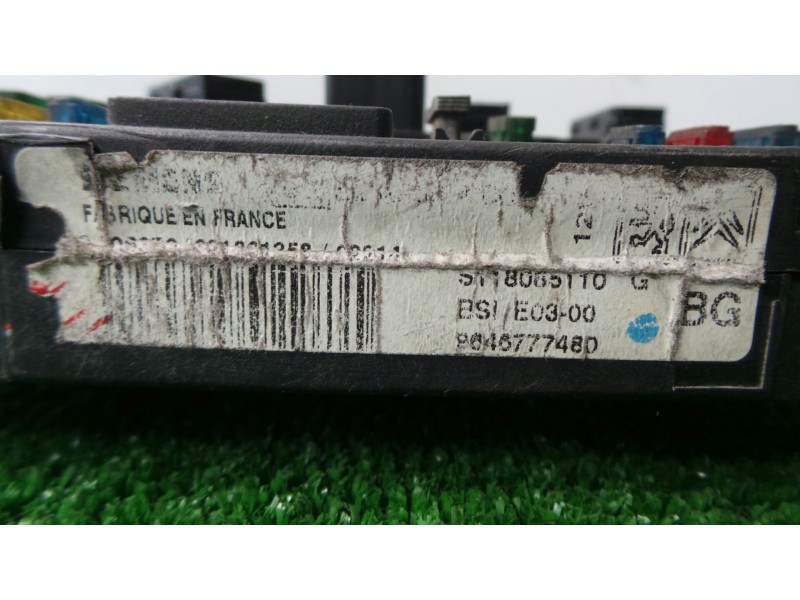 Recambio de centralita check control para peugeot 206 berlina 1.9 diesel referencia OEM IAM 9646777480-BSIE0300 BSIE0300 SIEMENS