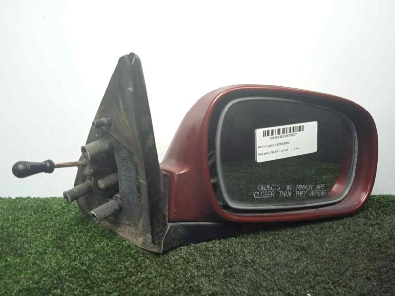 Recambio de retrovisor izquierdo para daewoo nexia 1.5 cat referencia OEM IAM  MANUAL ROJO